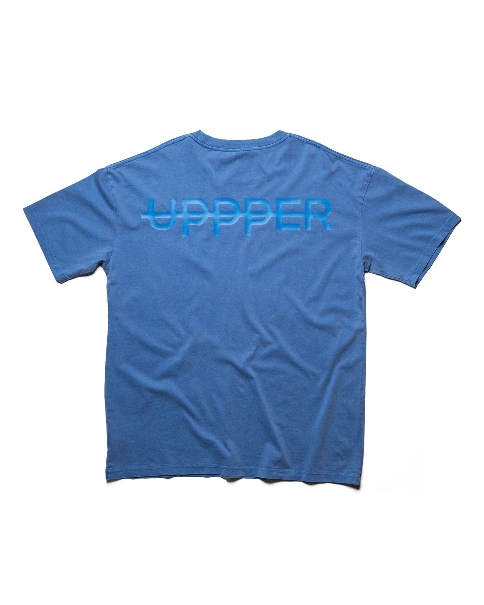 uppper core t-shirt washed blue