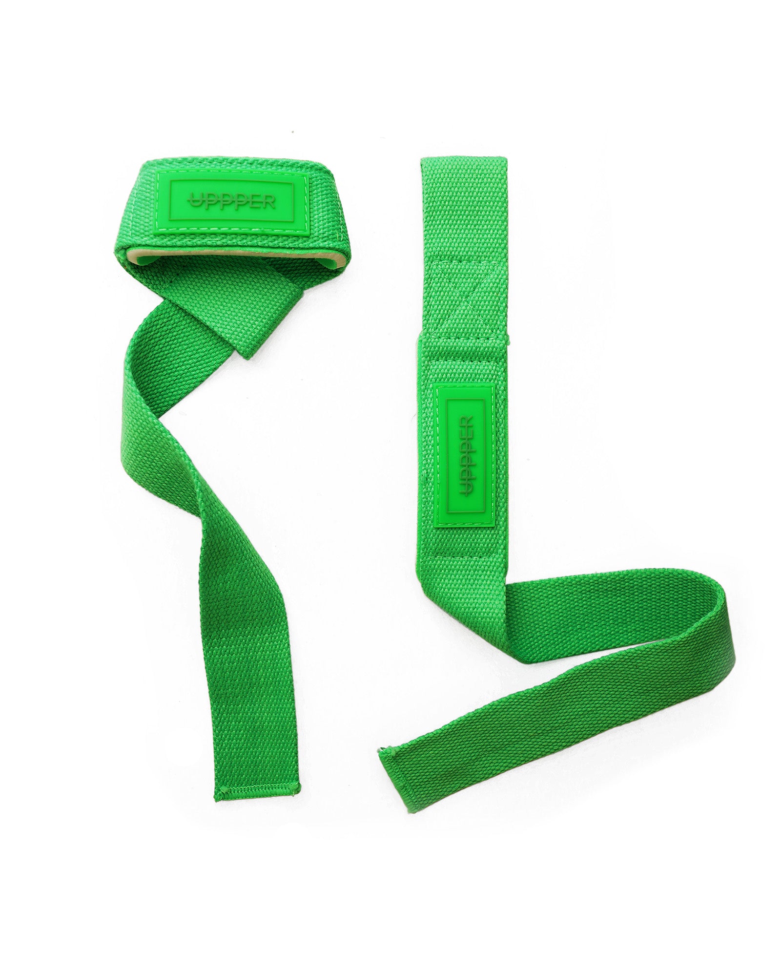 uppper lifting straps neon green