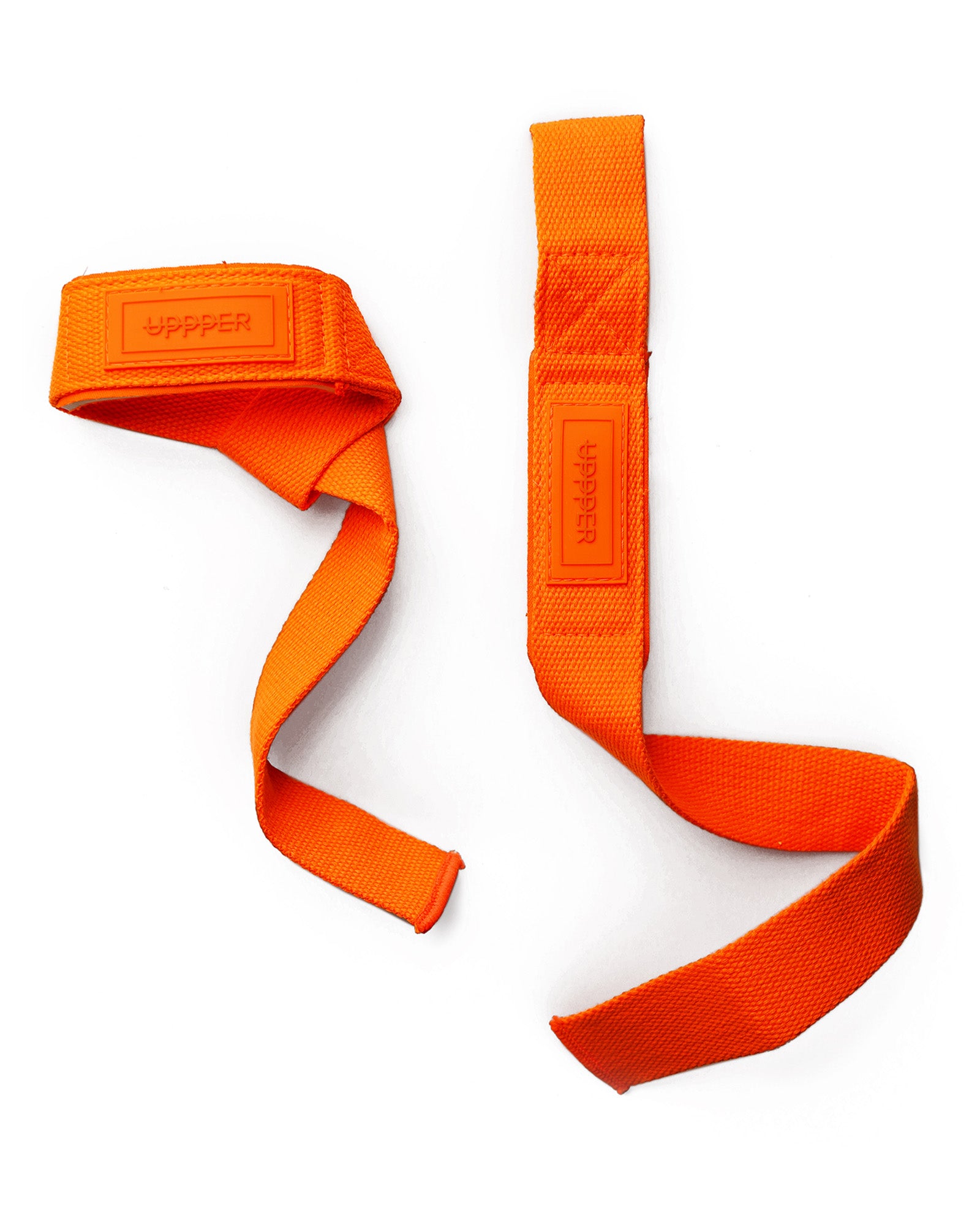 briefpapier Maria Rubber Neon Orange Lifting Straps – UPPPER Gear