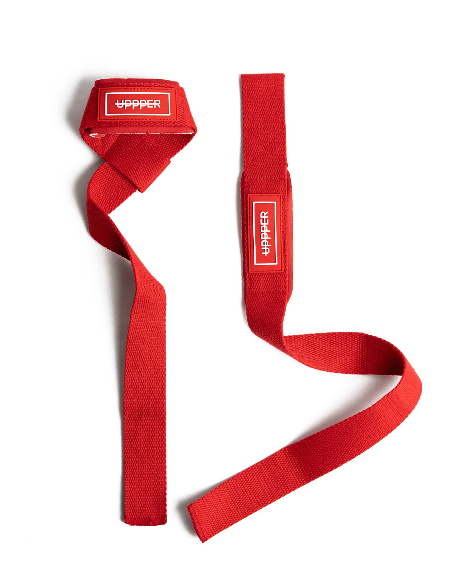 uppper lifting straps red