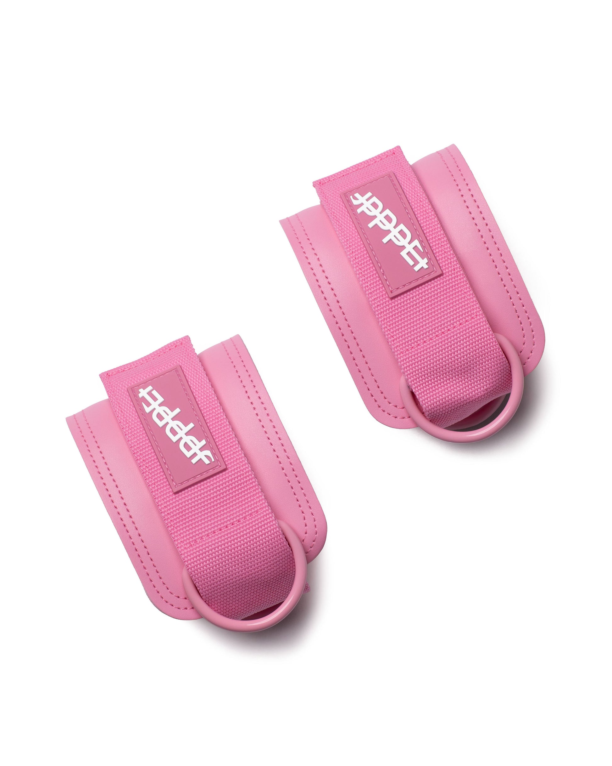 pair of pink uppper ankle straps 2.0 product shot on white background