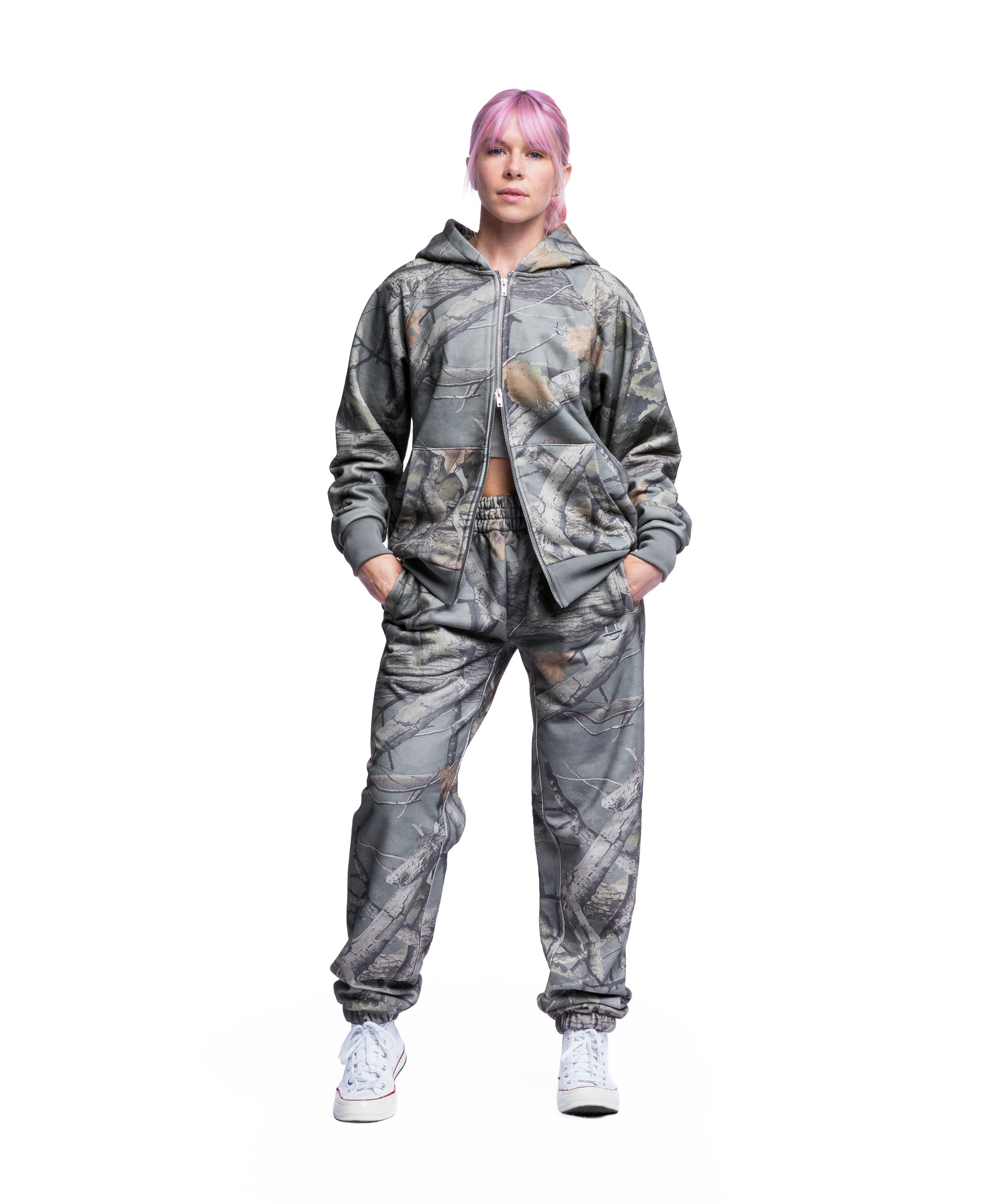 UPPPER Double Zip Hoodie Camo | Premium Fitness Gear + Apparel