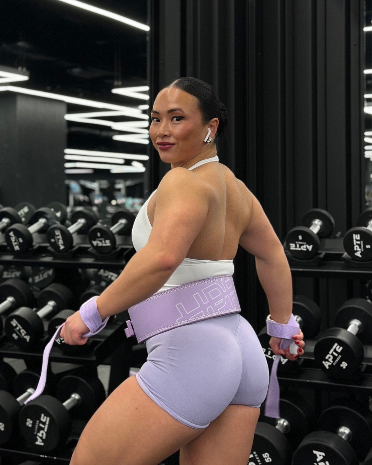 UPPPER Lever Belt Lavender | Premium Fitness Gear – UPPPER Gear
