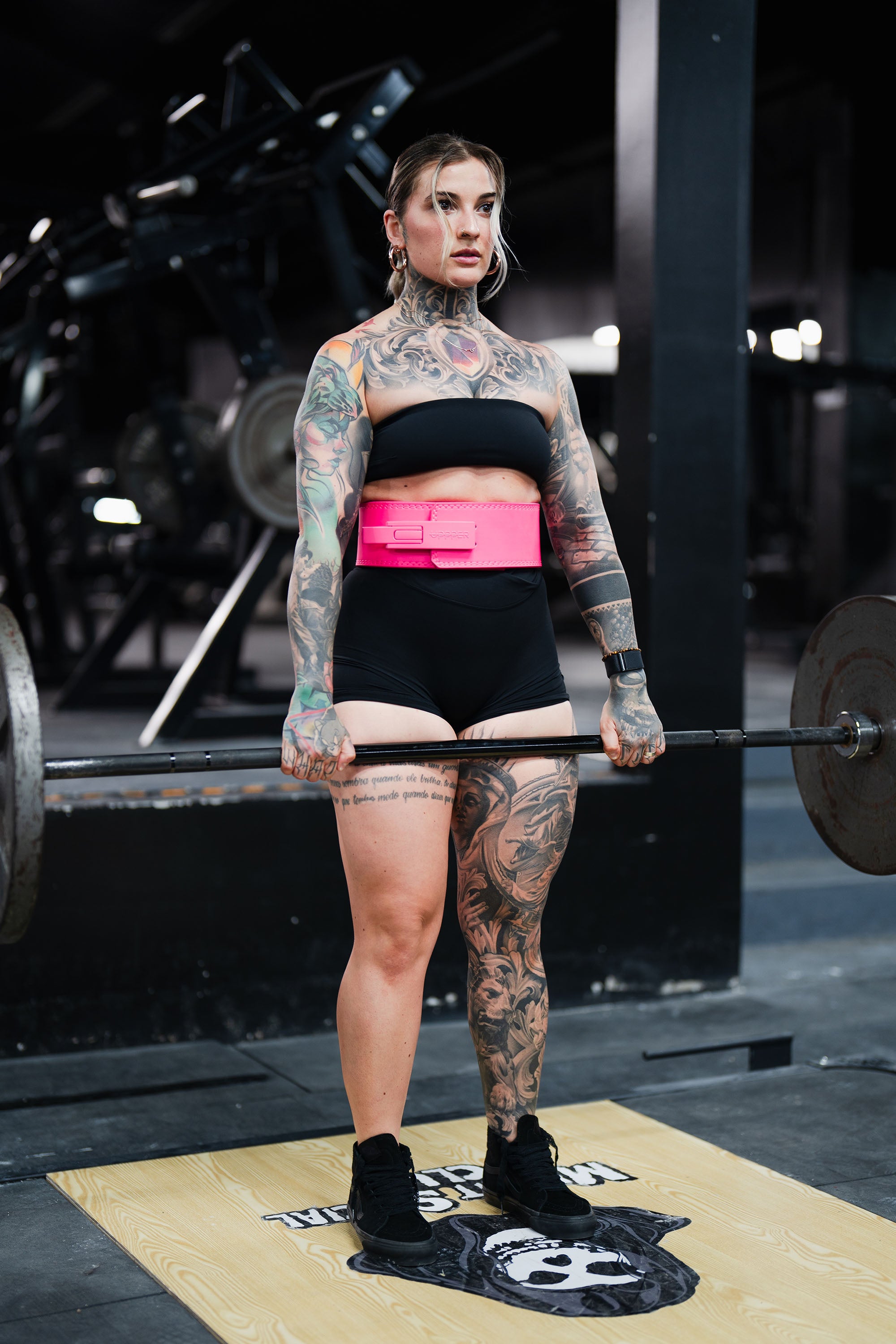 UPPPER Lever Belt Neon Pink | Premium Fitness Gear – UPPPER Gear