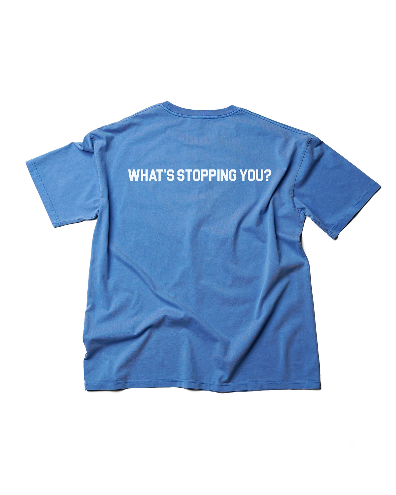 uppper t-shirt wsy blue (back)