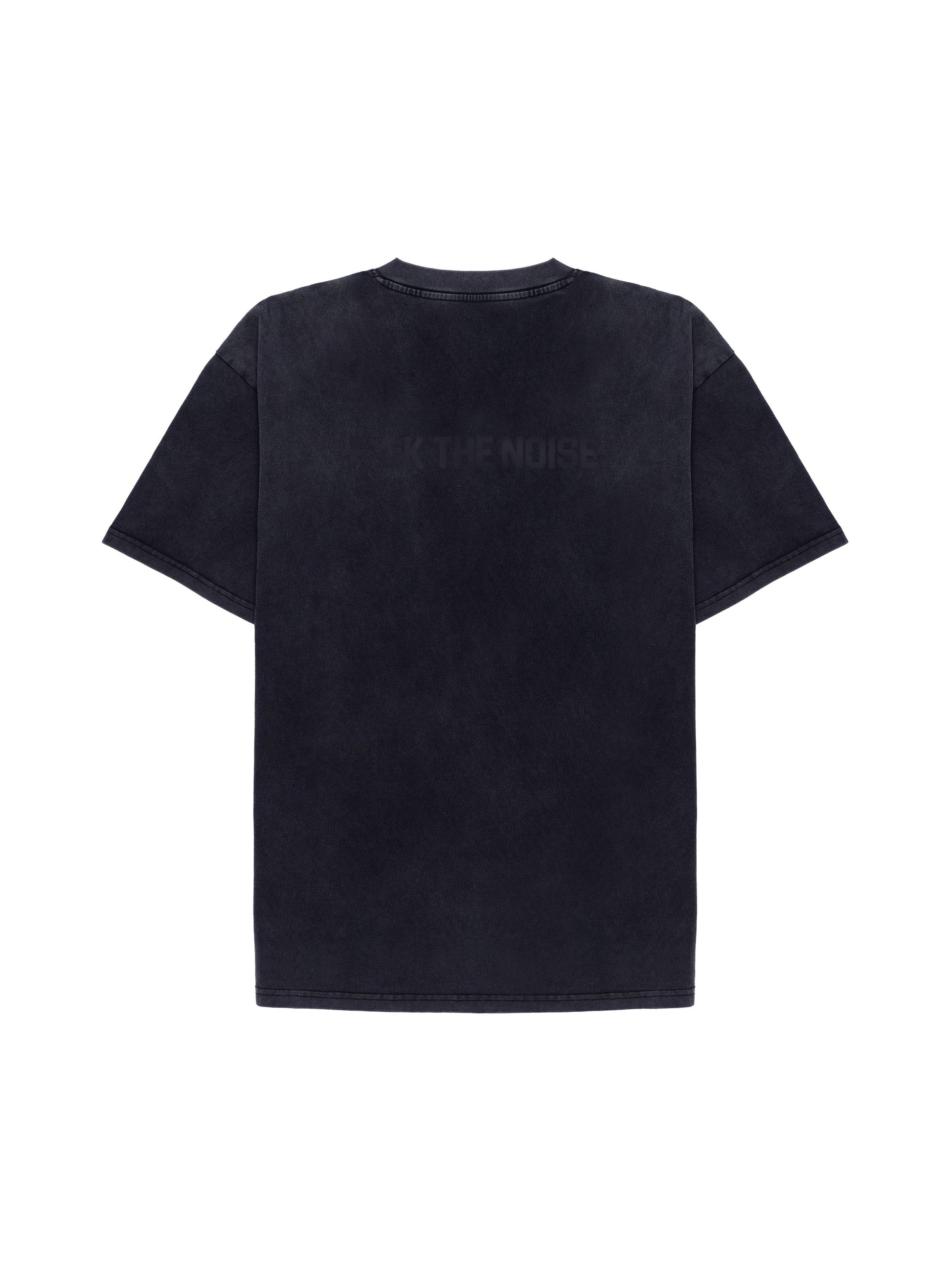 UPPPER FTN T-Shirt Washed Black Premium Fitness Gear and Apparel