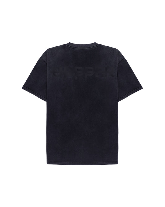 Core T-Shirt - Washed Black w/ Black Logo